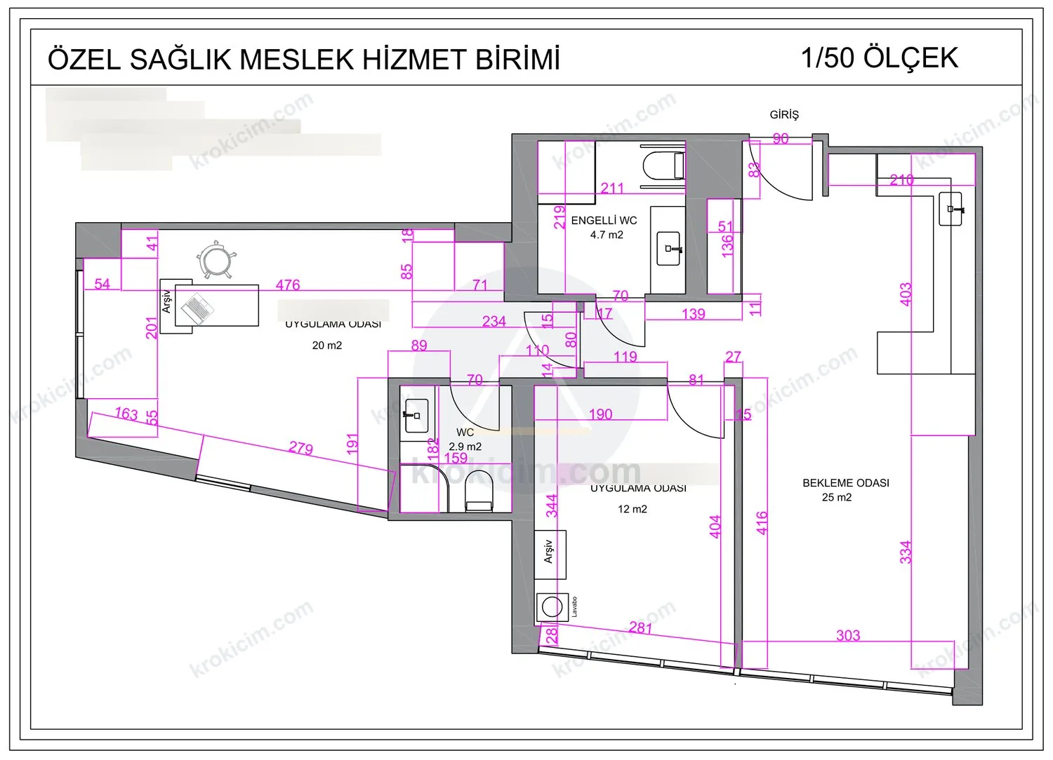 Diyetisyen kroki çizimi örneği
